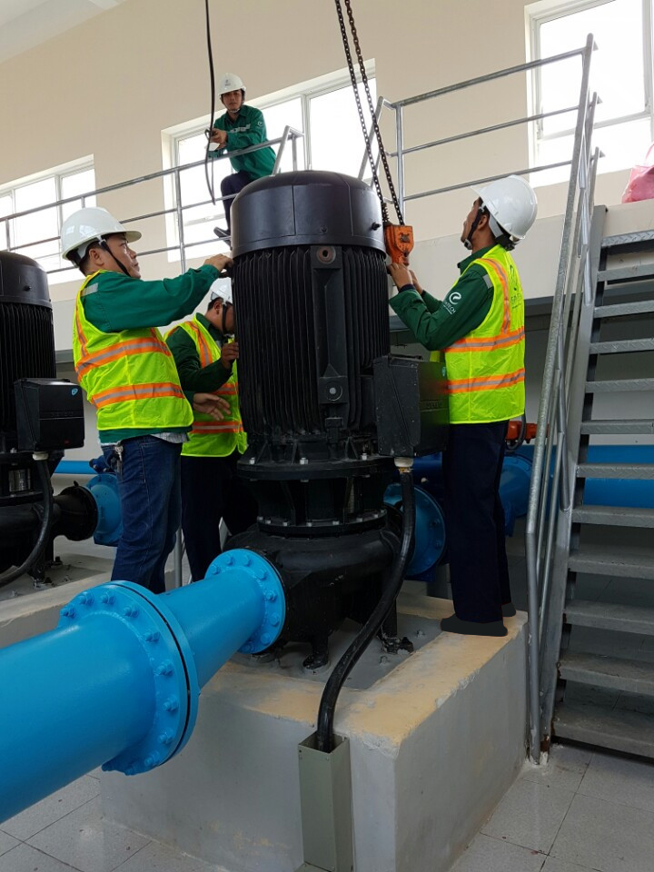 Hình ảnh tiêu biểu trạm bơm