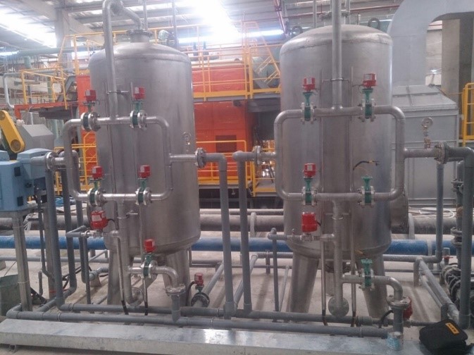 Hệ thống xử lý nước cấp cho dệt nhuộm Delta Galil