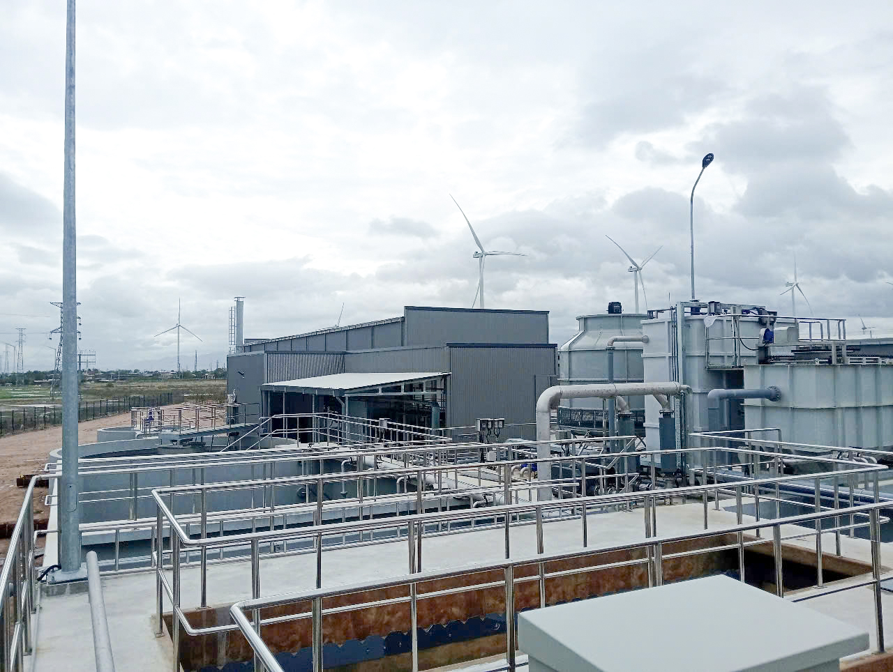 Nhà máy xử lý nước thải nhà máy dệt Ninh Thuận